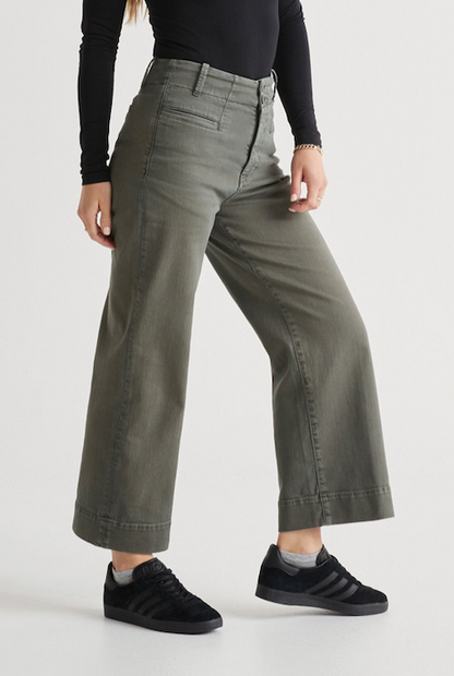 Duer Luxtwill High Rise Trouser - Thyme