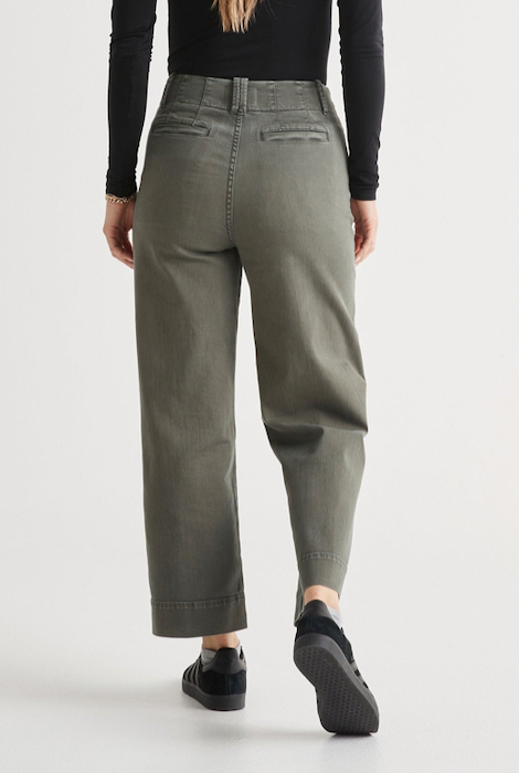 Duer Luxtwill High Rise Trouser - Thyme