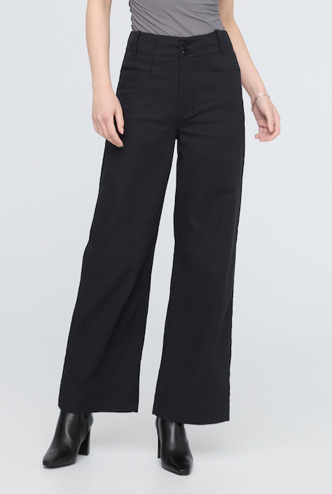 Duer Nustretch High Rise Trouser - Black