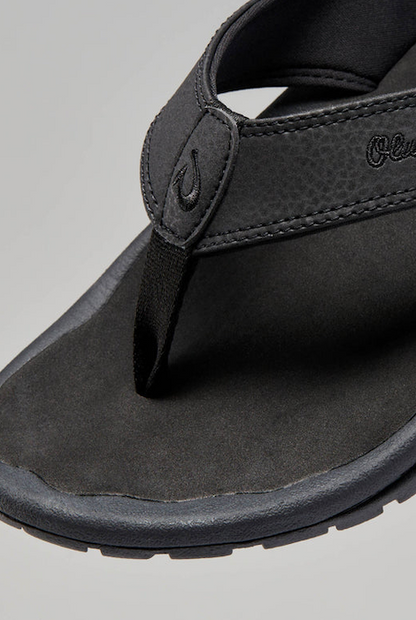 OLUKAI 'OHANA SANDALS BLACK/BLACK