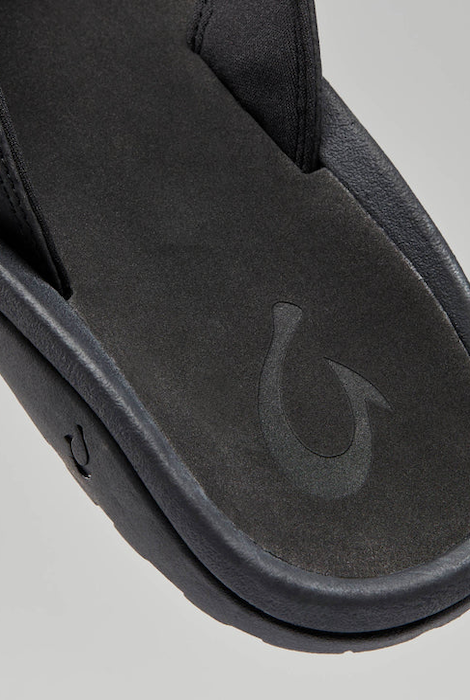 OLUKAI 'OHANA SANDALS BLACK/BLACK