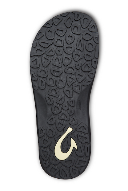 OLUKAI 'OHANA SANDALS BLACK/BLACK