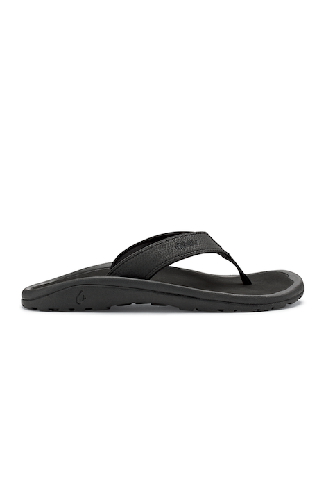 OLUKAI 'OHANA SANDALS BLACK/BLACK