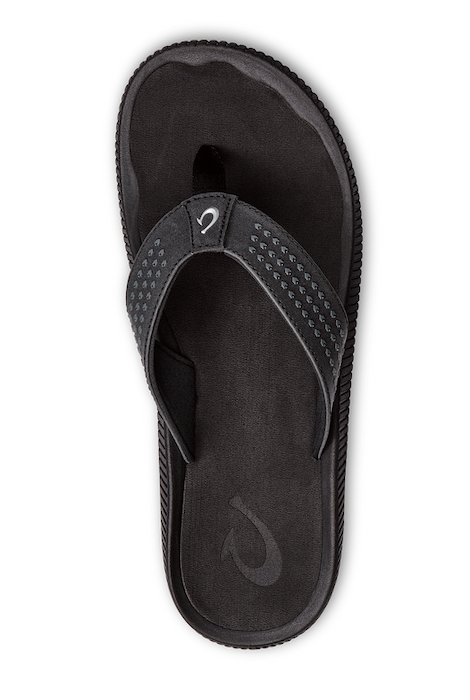 Olukai Men's Ulele Sandals - Black/Black