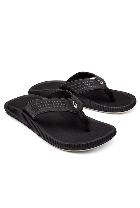 Olukai Men's Ulele Sandals - Black/Black