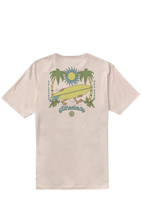 Vissla Out There Organic Tee - Bone