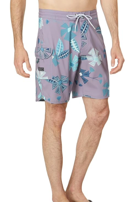 Boardshort Vissla Tribal Tropics 18,5" - Lilas poussiéreux