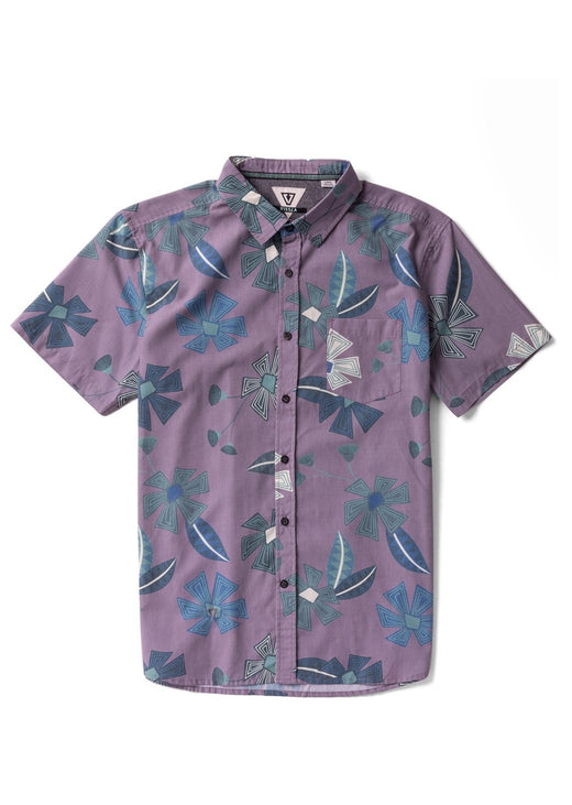 Vissla Tribal Tropics Eco Ss Shirt - Dusty Lilac