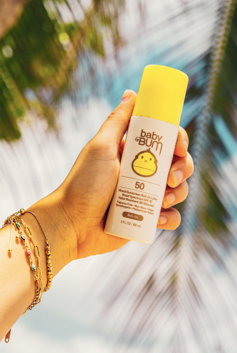 Sun Bum Baby Bum Spf 50 Roll-On Mineral Sunscreen