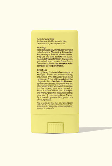 Sun Bum Kids Spf 50 Face Stick