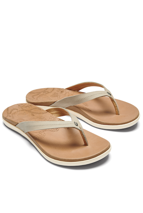 Sandales Olukai Honu - Tapa/Sable Doré