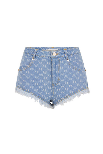 Kulani Kinis Frayed Jean Shorts - Darling Denim
