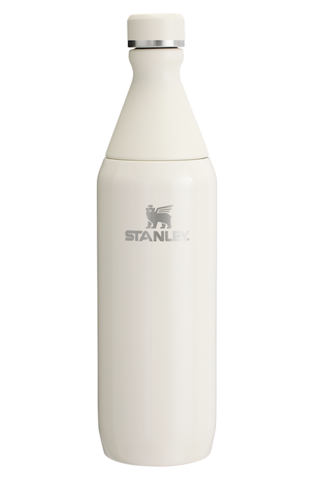 Stanley All Day Slim Bottle | 20 oz | 0.59 L - Cream Gloss