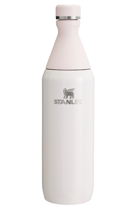 Stanley All Day Slim Bottle | 20 oz | 0.59 L - Rose Quartz Gloss