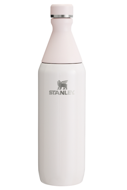 Stanley All Day Slim Bottle | 20 oz | 0.59 L - Rose Quartz Gloss