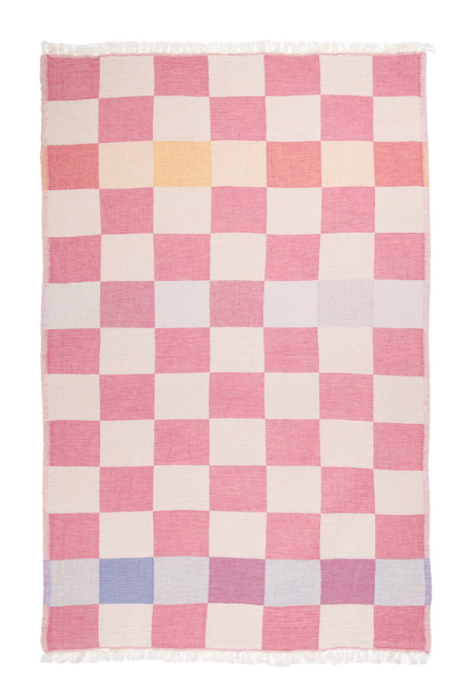 Tofino Towel THE BECKON | Muslin Turkish Towel - Pink Mix
