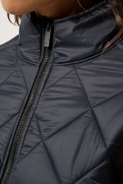 TravisMathew Lights at Night Quilted Jacket - Obsidian