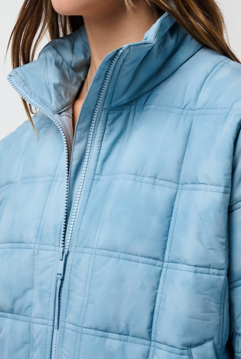 TravisMathew City Edge Breezeblend Jacket - Smoke Blue Multi