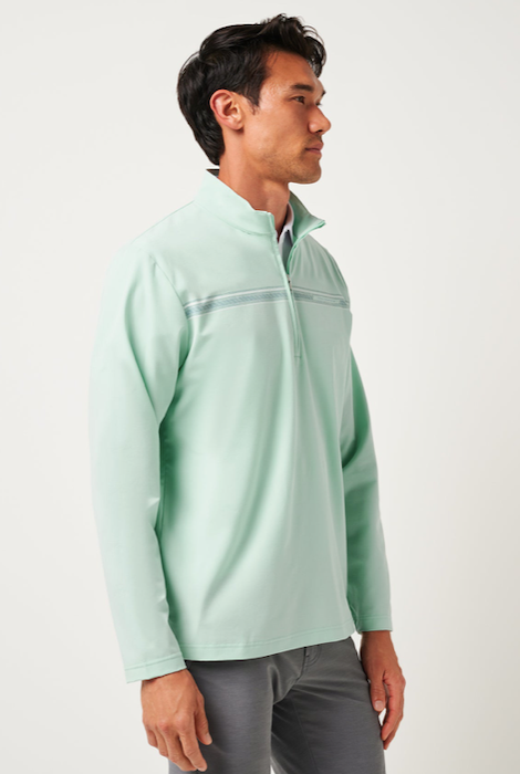 TravisMathew On The Map Pullover - Eggshell Blue