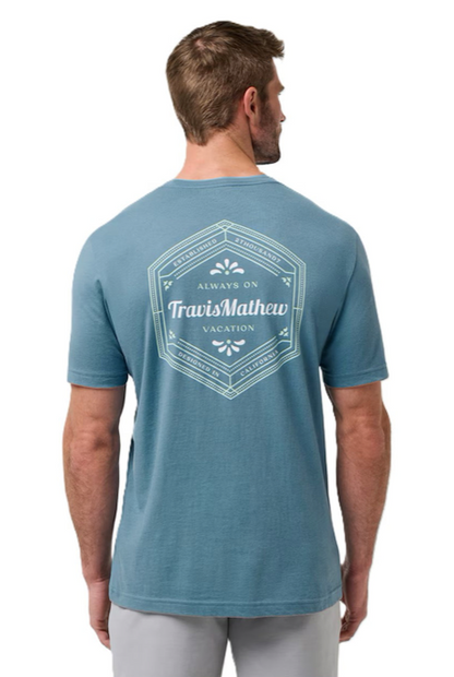TravisMathew Maximum Stay T-Shirt - Captains Blue