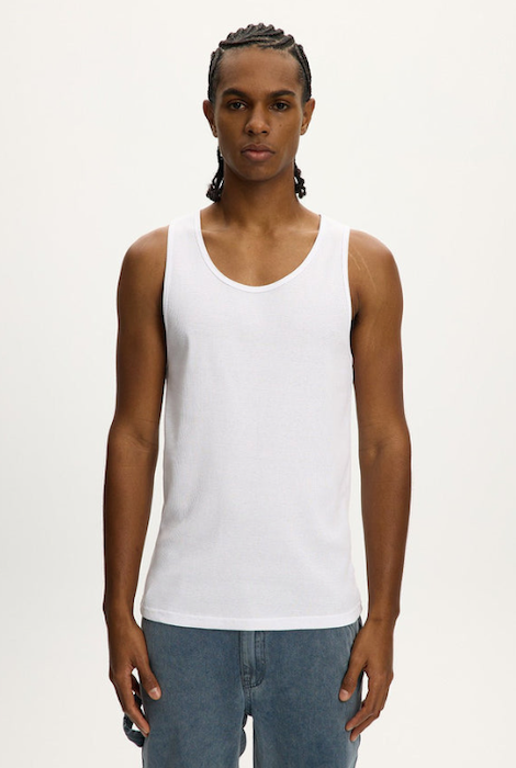 KUWALLA TEE 3 Pack Rib Tank - All White