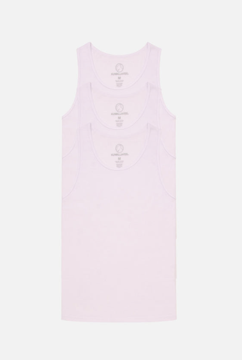 KUWALLA TEE 3 Pack Rib Tank - All White