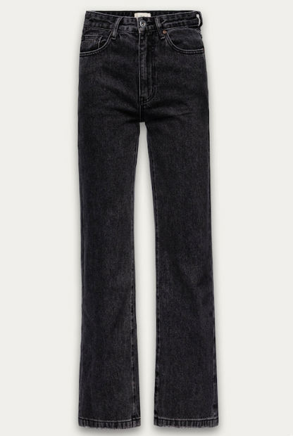 Kuwalla Tee Blair Mid-Rise Jeans - Charcoal
