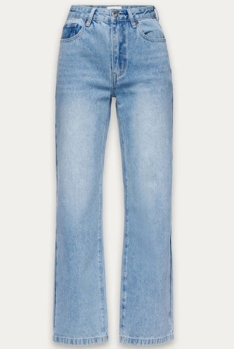 Kuwalla Tee Blair Mid-Rise Classic Jeans - Mid Blue
