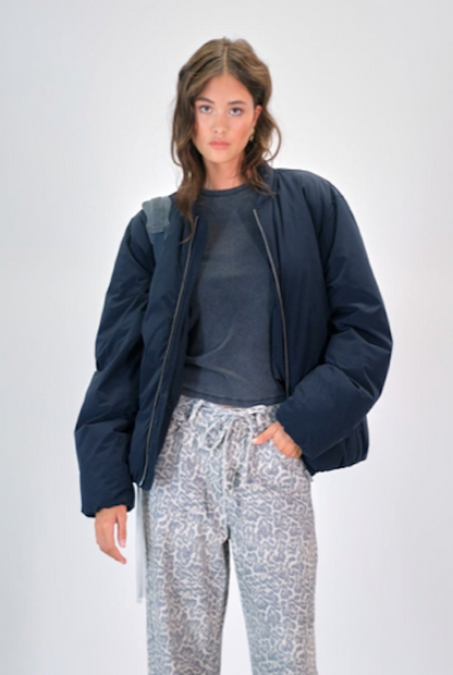 Kuwalla Tee Micro Rib Tee - Washed Black