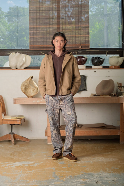 Kuwalla Tee Knitted Zip Hoodie - Coffee