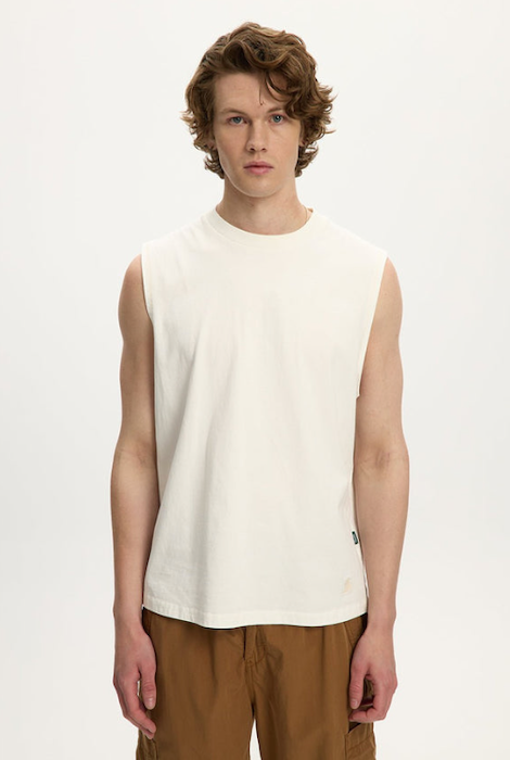 KUWALLA TEE Muscle Tank - Vintage White