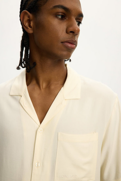 Kuwalla-Tee Essential Beach Shirt - Flat White