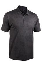 2UNDR Ventura Polo - Coastal Black, men's polo shirt product photograph
