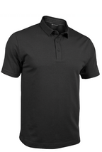 2UNDR Classic Polo 2.0 - Black, men's polo shirt product photograph