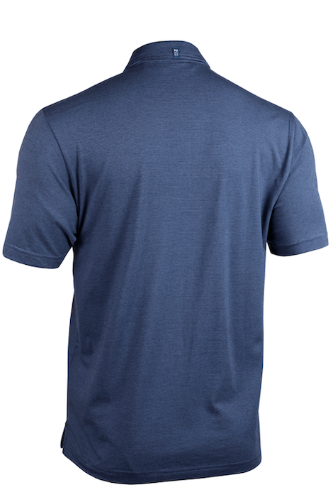 2UNDR The Microstripe Polo - Glacial Microstripe