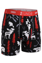 2UNDR Swing Shift 6" Boxer Brief - Sorry Eh, men's underwear product photograph