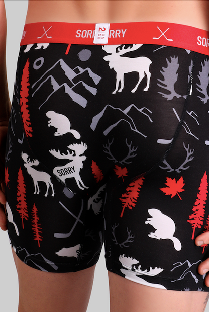 2UNDR Swing Shift 6" Boxer Brief - Sorry Eh