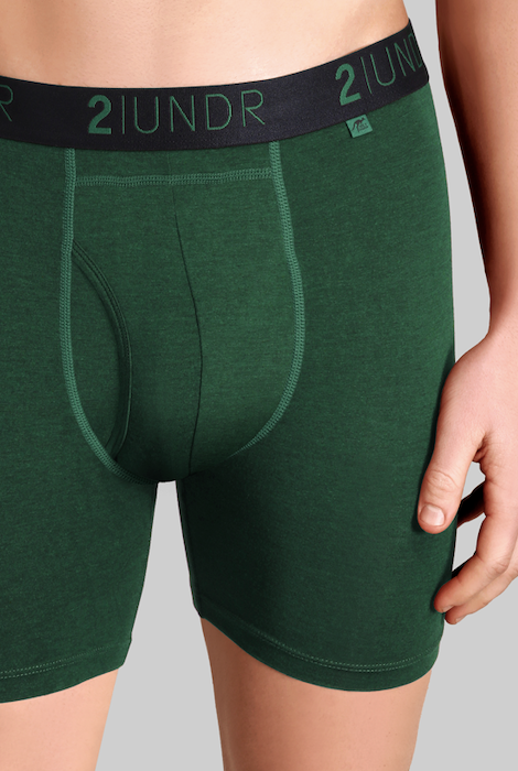 2UNDR Swing Shift 6" Boxer Brief - Jade