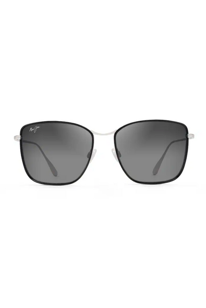 MAUI JIM TIGER LILY - BLACK GLOSS WITH SILVER/NEUTRAL GREY