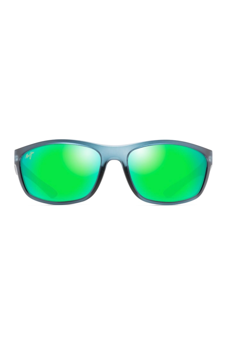 MAUI JIM NUU LANDING - MATTE TEAL WITH AQUAMARINE RUBBER/MAUIGREEN