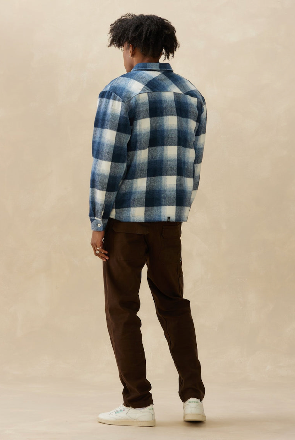 KUWALLA TEE FLANNEL OVERSHIRT - BLUE