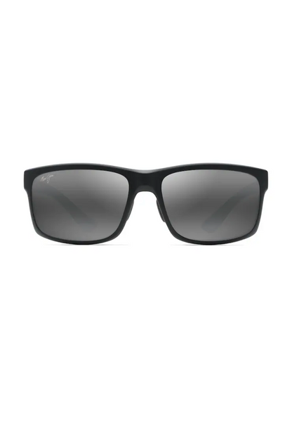 MAUI JIM POKOWAI ARCH - BLACK MATTE/NEUTRAL GREY