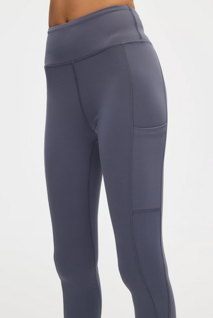 Kuwalla Tee Athletic Leggings - Steel Blue