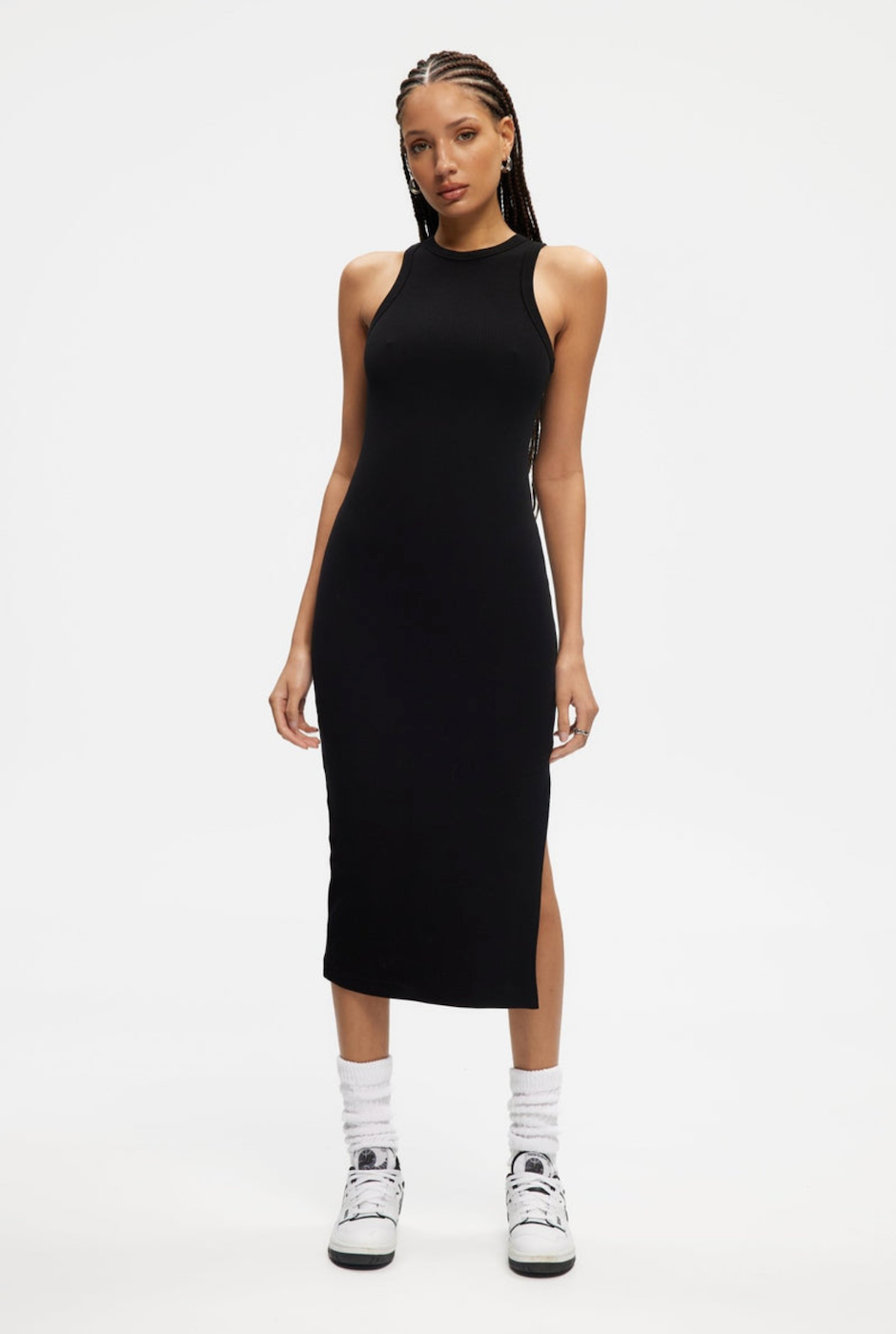 Kuwalla Tee Ribbed Dress Black