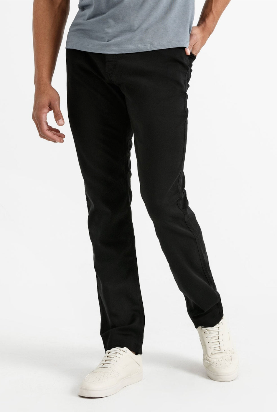 DUER NO SWEAT RELAXED TAPER PANT BLACK