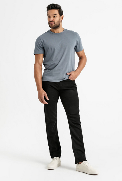 DUER NO SWEAT RELAXED TAPER PANT BLACK