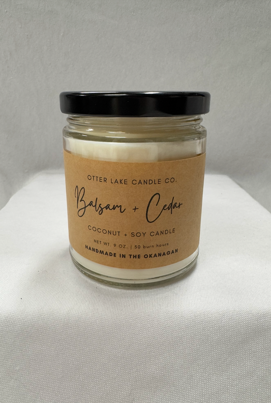 OTTER LAKE BALSAM & CEDAR 9 OZ CANDLE