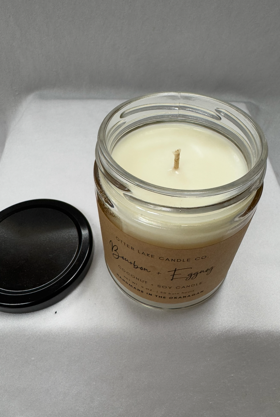 OTTER LAKE BOURBON & EGGNOG 9 OZ CANDLE