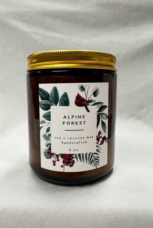 OTTER LAKE ALPINE FOREST 8 OZ CANDLE