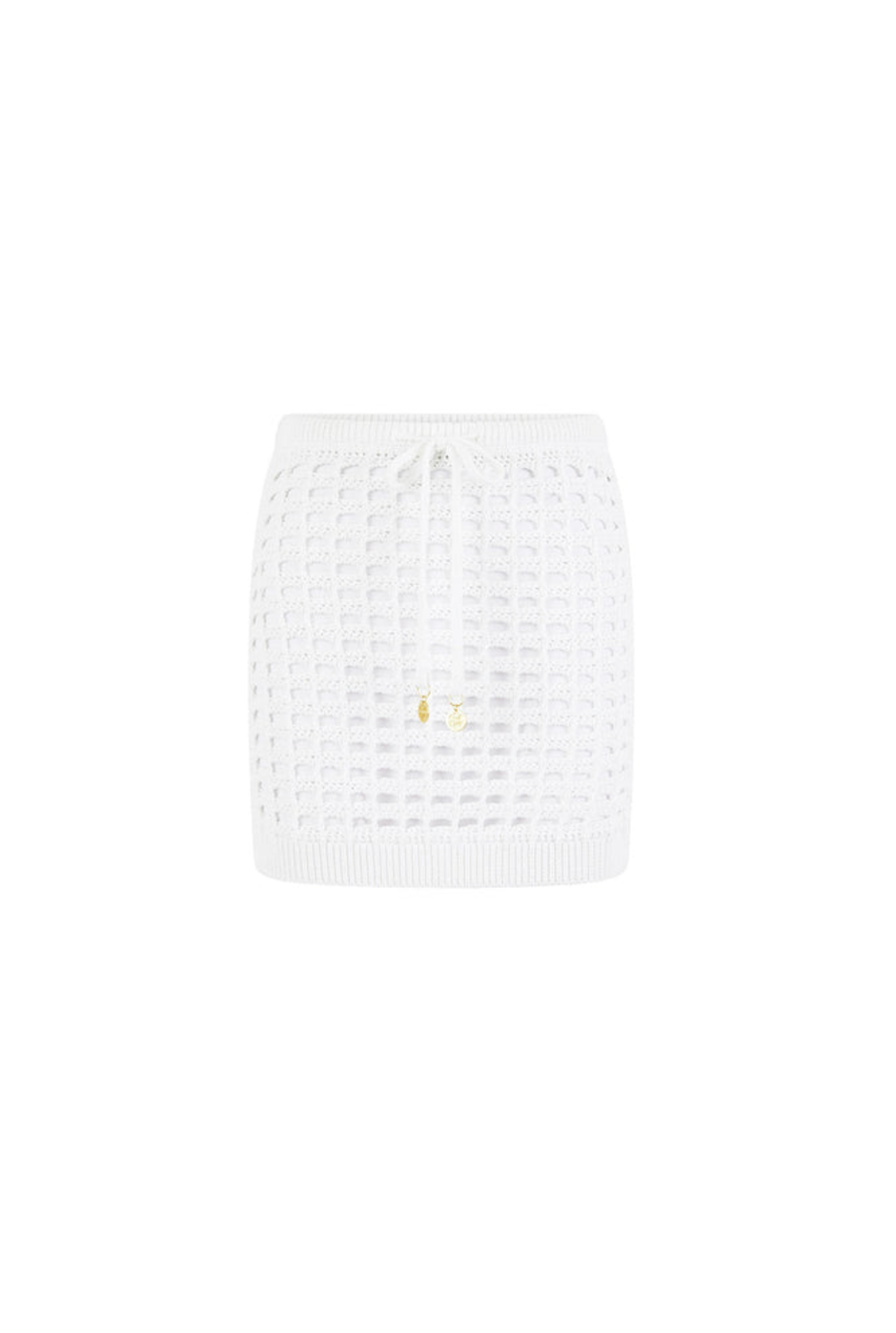 Kulani Kinis Crochet Mini Skirt - Ivory